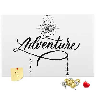 Printed Cork Memo Board Adventure