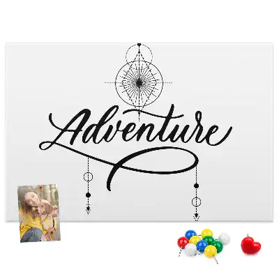 Adventure Printed Cork Memo Board