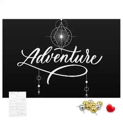 Printed Cork Board Adventure
