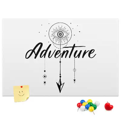 Adventure Printed Cork Board