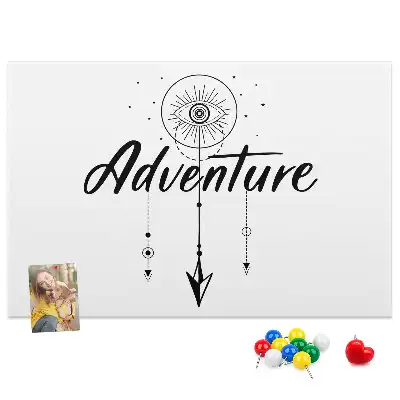 Adventure Printed Cork Board