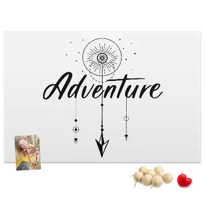 Adventure Printed Cork Board