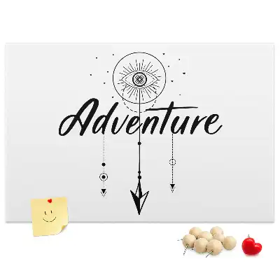 Adventure Printed Cork Board
