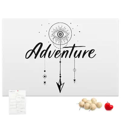 Adventure Printed Cork Board