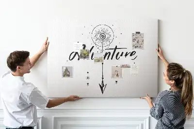 Adventure Printed Cork Board
