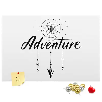 Adventure Printed Cork Board