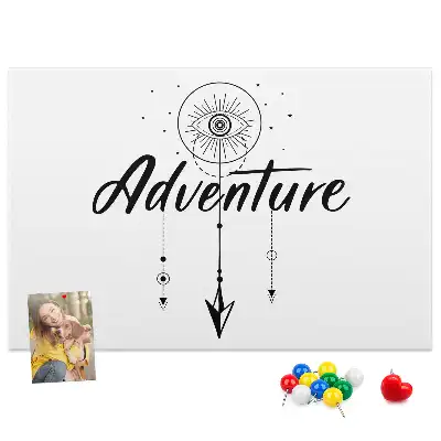 Adventure Printed Cork Board