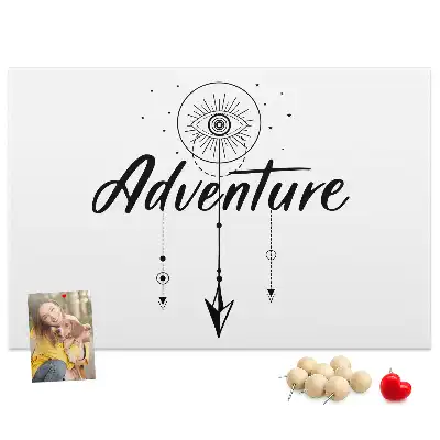 Adventure Printed Cork Board