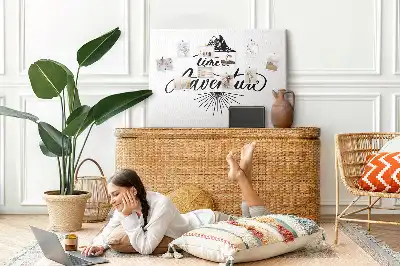 Inspirational Quote Cork Memo Board