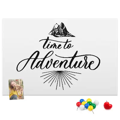 Inspirational Quote Cork Memo Board