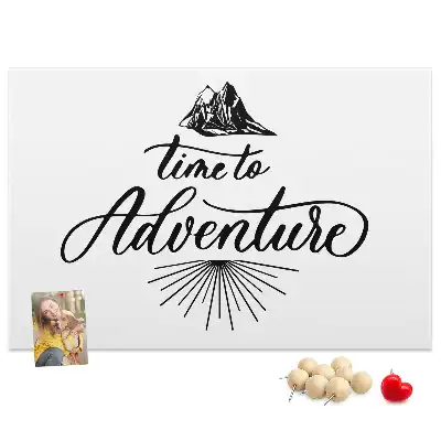 Cork memo board Inspirational quote