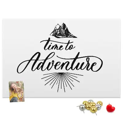 Inspirational Quote Cork Memo Board