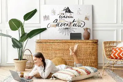 Inspirational Quote Cork Memo Board