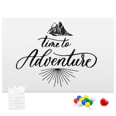 Inspirational Quote Cork Memo Board