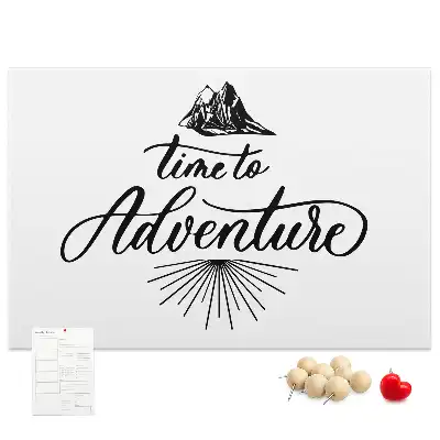Inspirational Quote Cork Memo Board
