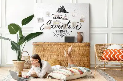 Inspirational Quote Cork Memo Board
