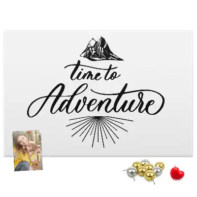 Inspirational Quote Cork Memo Board