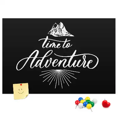 Printed Travel Quote Cork Memo Board