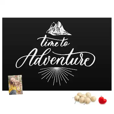 Printed Travel Quote Cork Memo Board