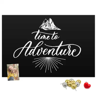 Printed Travel Quote Cork Memo Board