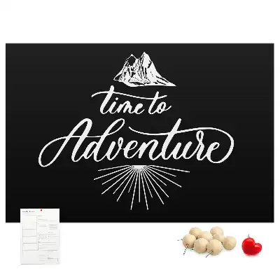 Printed Travel Quote Cork Memo Board