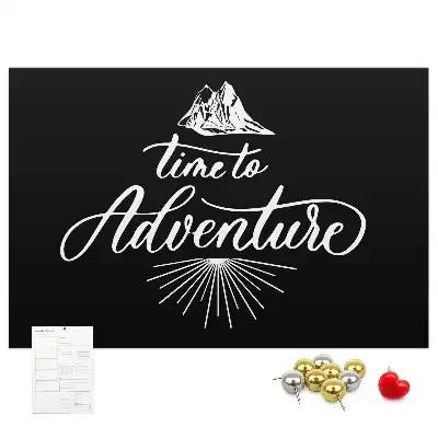 Printed Travel Quote Cork Memo Board