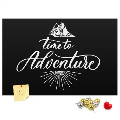 Printed Travel Quote Cork Memo Board