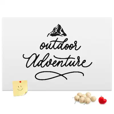 Inspirational Quote Printed Cork Memo Board