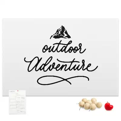 Inspirational Quote Printed Cork Memo Board