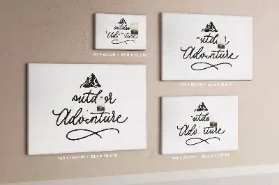 Inspirational Quote Printed Cork Memo Board