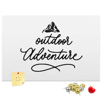 Inspirational Quote Printed Cork Memo Board