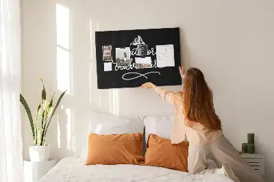 Printed Cork Board with Travel Quote