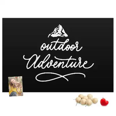 Printed Cork Board Travel quote