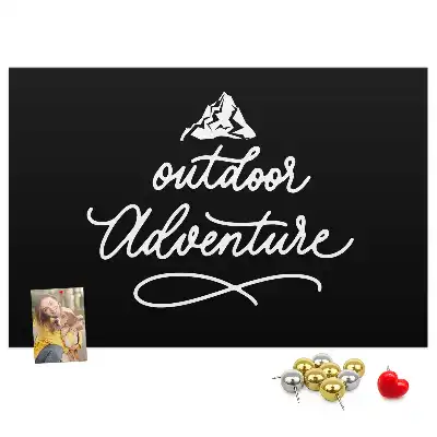 Printed Cork Board Travel quote