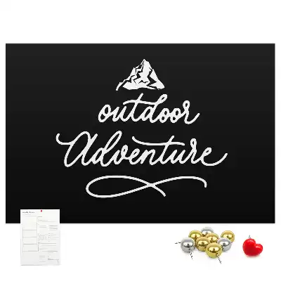 Printed Cork Board Travel quote