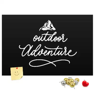 Printed Cork Board Travel quote