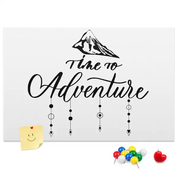 Inspirational Quote Printed Cork Board
