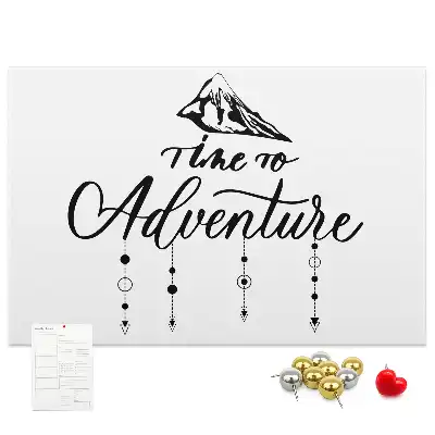 Inspirational Quote Printed Cork Board
