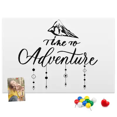 Inspirational Quote Printed Cork Board