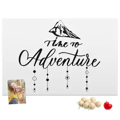 Inspirational Quote Printed Cork Board