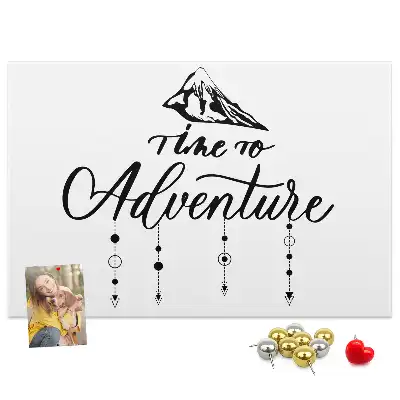 Inspirational Quote Printed Cork Board