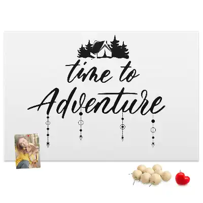 Inspirational Quote Cork Memo Board