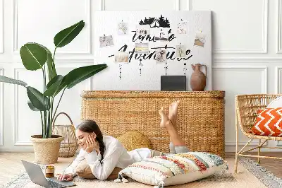 Inspirational Quote Cork Memo Board