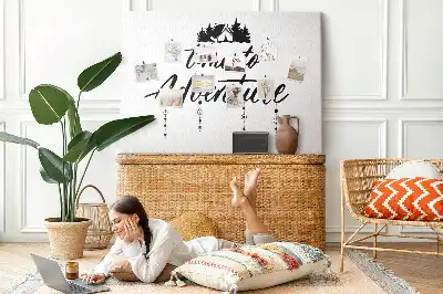 Inspirational Quote Cork Memo Board