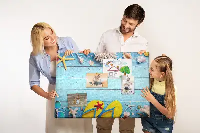 Seaside Things Cork Memo Board