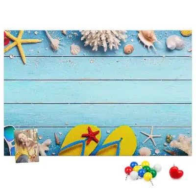 Seaside Things Cork Memo Board