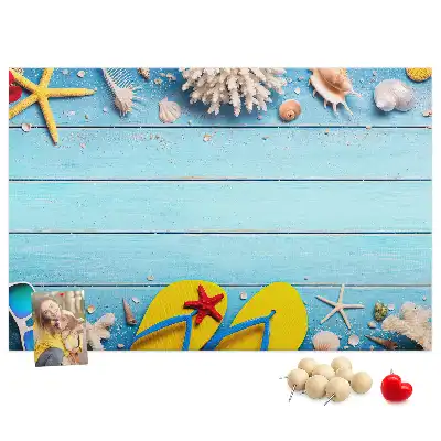 Seaside Things Cork Memo Board