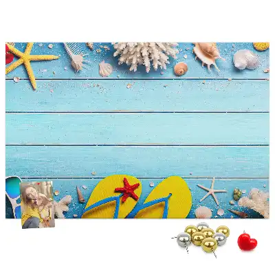 Seaside Things Cork Memo Board