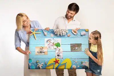Seaside Things Cork Memo Board