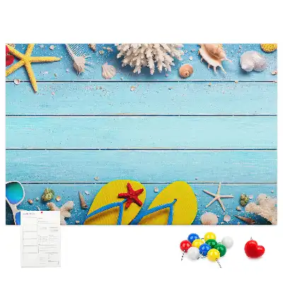 Seaside Things Cork Memo Board